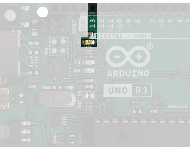 Onboard LED and pin 13 isolated
